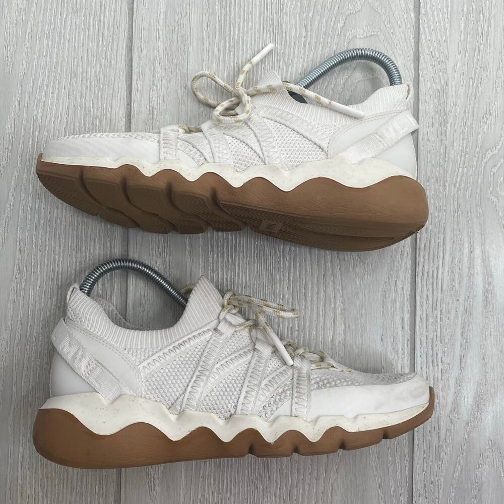Madewell Women's Eyelet White The Field Knit Sneakers Size 8.5 - Picture 6 of 10